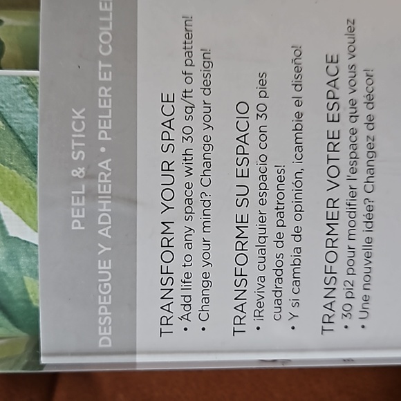 WALL POPS peel and stick wallpaper palm leaves 🍃 - Picture 10 of 15